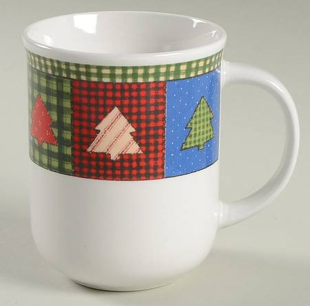 Christmas Quilt Mug by Oneida