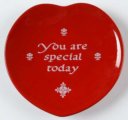 You Are Special Today 8" Heart Plate