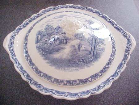 Country Side (Blue) Tureen &  Lid by Old Hall