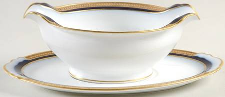 Royal Blue Gravy Boat & Underplate