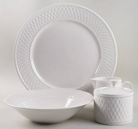 Wicker 5 Piece Hostess Set
