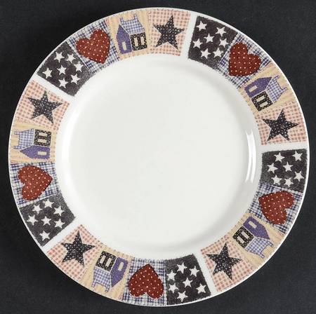 American Quilt Bread & Butter Plate by Oneida