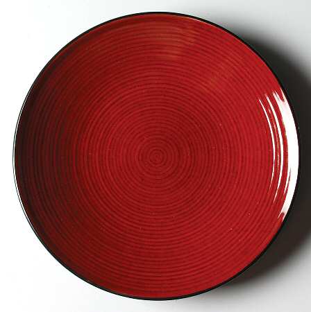 Shangri La Red Salad Plate by Oneida