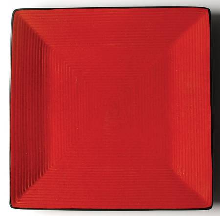 Shangri La Red Square Dinner Plate by Oneida