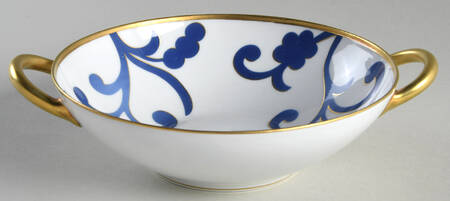 Azul Round Handled Bowl