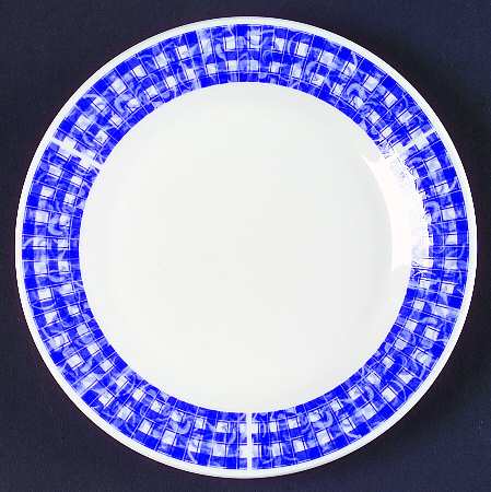 Blue Trellis Salad Plate