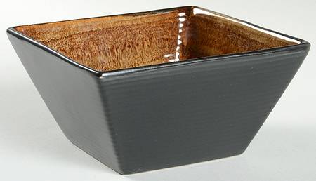 Adriatic (Tremiti) Brown Square Soup/Cereal Bowl