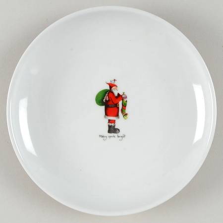 Little St. Nick Salad Plate