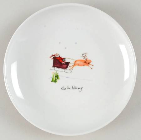 Little St. Nick Salad Plate
