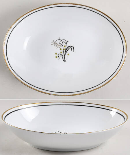 ORT16 10" Oval Vegetable Bowl by Orient China