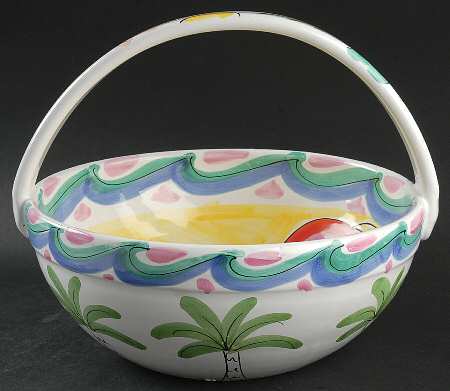 Tickled Pink Large Basket