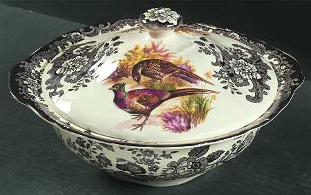 Game Series (Birds) Round Covered Vegetable