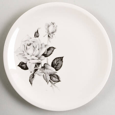Paden Rose Salad Plate by Paden City