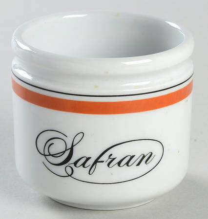 Bistrot Rust Orange Small Spice Jar No Cork Stopper