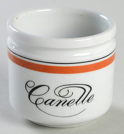Bistrot Rust Orange Small Spice Jar No Cork Stopper