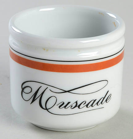 Bistrot Rust Orange Small Spice Jar No Cork Stopper