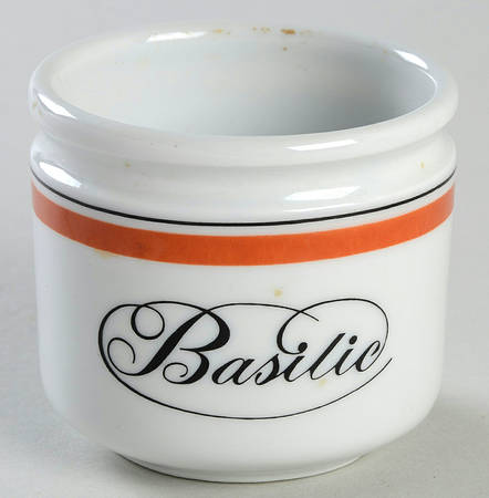 Bistrot Rust Orange Small Spice Jar No Cork Stopper