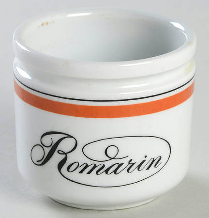 Bistrot Rust Orange Small Spice Jar No Cork Stopper