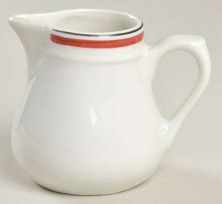 Bistrot Rust Orange Individual Creamer