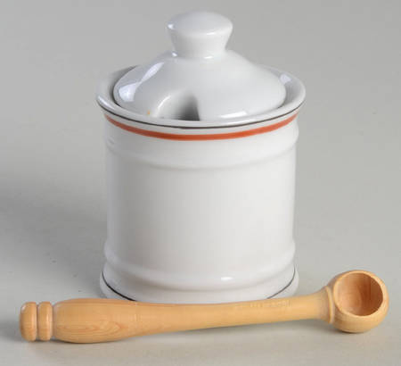 Bistrot Rust Orange Mustard Jar & Lid