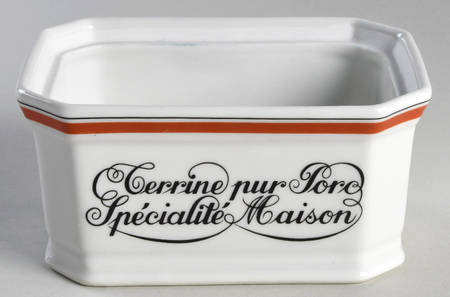 Bistrot Rust Orange Drip Jar No Lid (No Strainer)