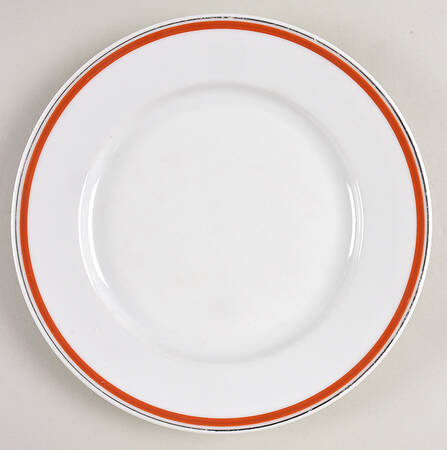 Bistrot Rust Orange Luncheon Plate