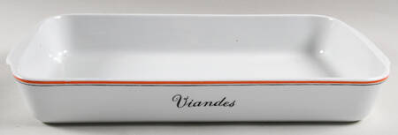 Bistrot Rust Orange 14" Rectangular Baker