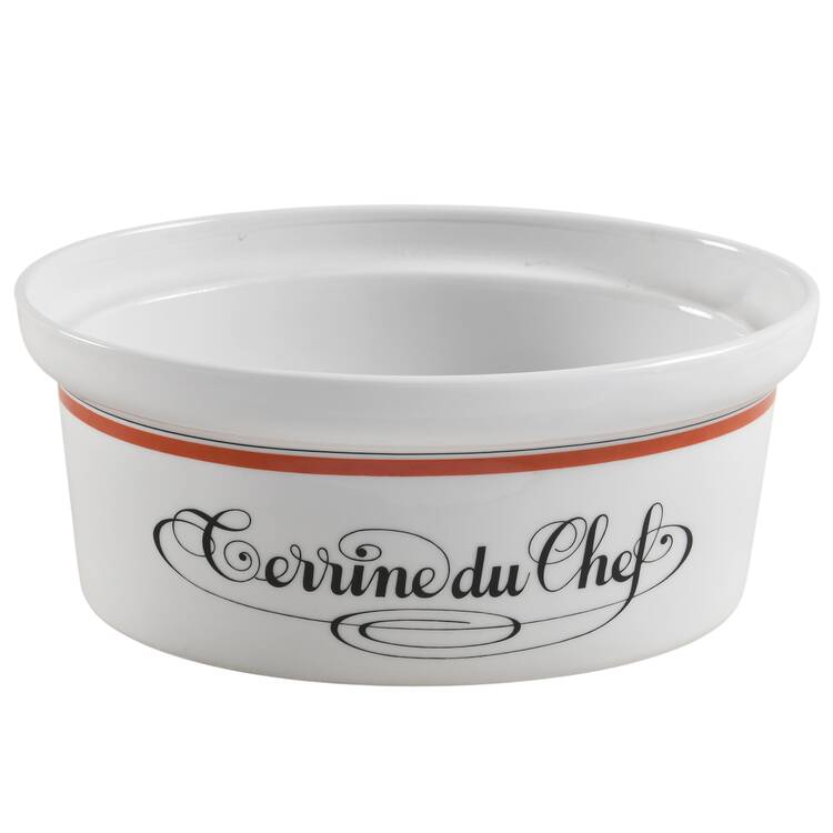 Bistrot Rust Orange 1.5 Quart Oval Covered Casserole No Lid