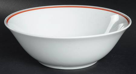 Bistrot Rust Orange 10" Round Vegetable Bowl