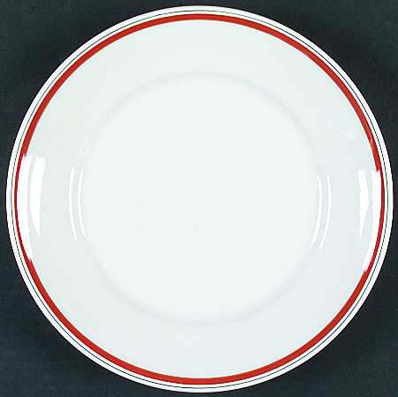 Bistrot Rust Orange Luncheon Plate