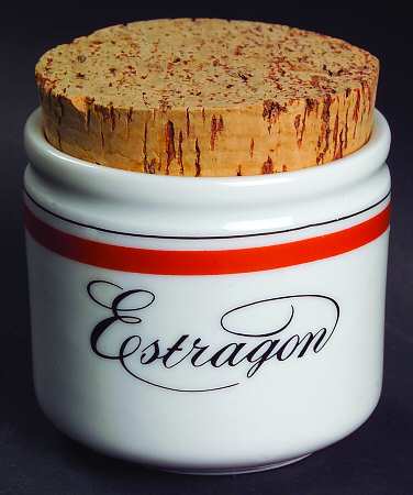 Bistrot Rust Orange Small Spice Jar & Cork Stopper
