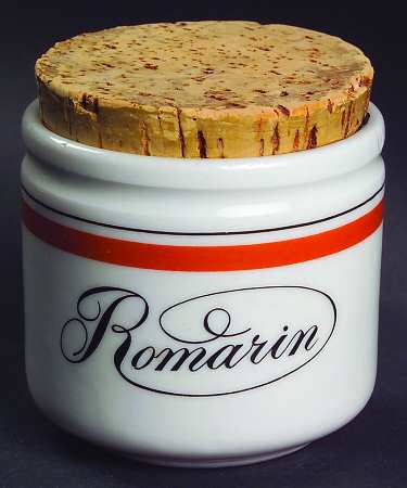 Bistrot Rust Orange Small Spice Jar & Cork Stopper