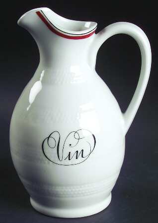 Bistrot Rust Orange 24 Oz Pitcher