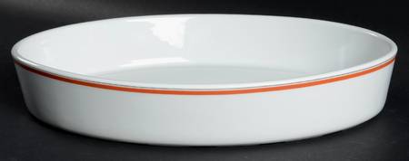 Bistrot Rust Orange 14" Oval Baker
