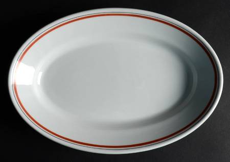 Bistrot Rust Orange 11" Oval Serving Platter