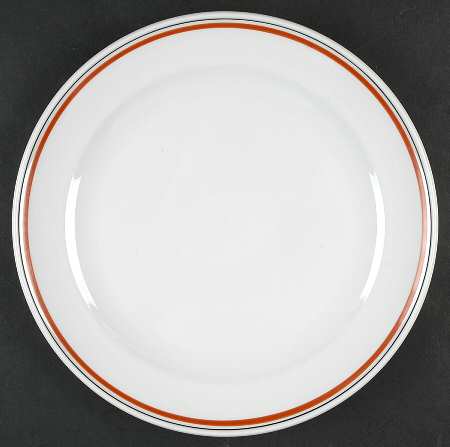 Bistrot Rust Orange Dinner Plate