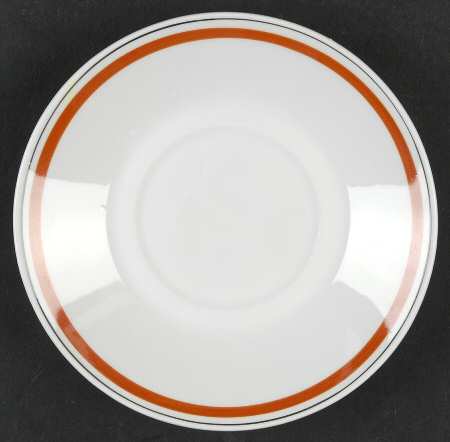 Bistrot Rust Orange Saucer for Demitasse Cup