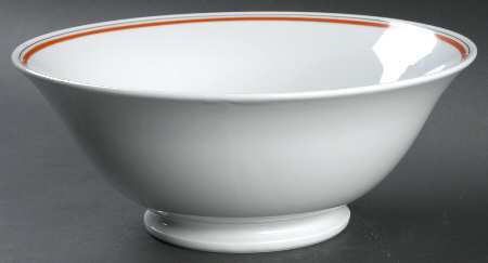 Bistrot Rust Orange 10" Large Salad Serving Bowl