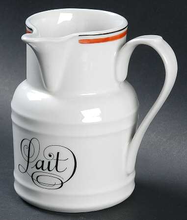 Bistrot Rust Orange Creamer No Lid