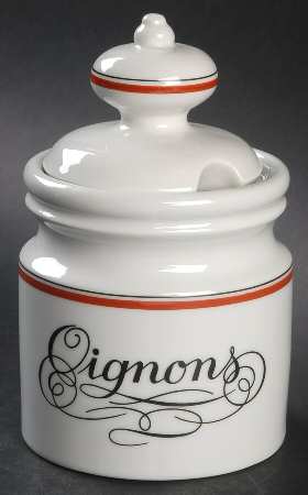 Bistrot Rust Orange Onion Jar & Lid