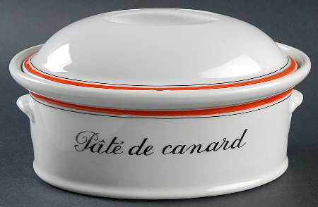 Bistrot Rust Orange 1 Quart Oval Covered Casserole