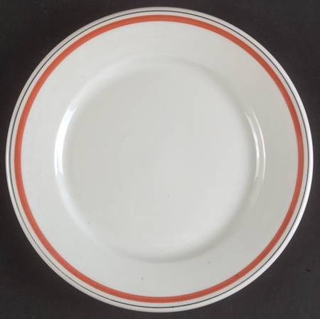 Bistrot Rust Orange Salad Plate
