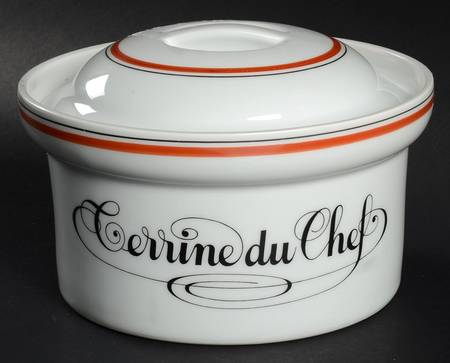 Bistrot Rust Orange 1 Qt Round Covered Casserole