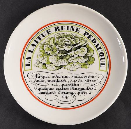Bistrot Rust Orange Canape Plate