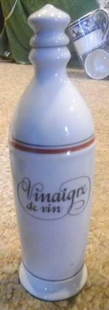 Bistrot Rust Orange Vinegar Cruet and Stopper