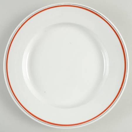 Bistrot Rust Orange 11" Round Buffet Plate