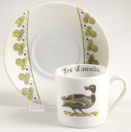 Chambord Flat Demitasse Cup & Saucer Set