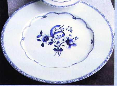 Vieux Chine Bleu Dinner Plate
