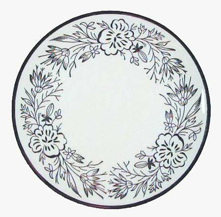 Platinum Rose Bread & Butter Plate