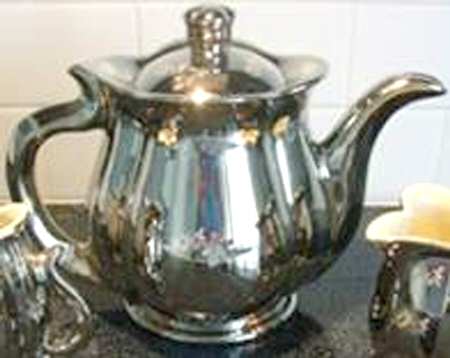 Platinum Rose Coffee Pot & Lid